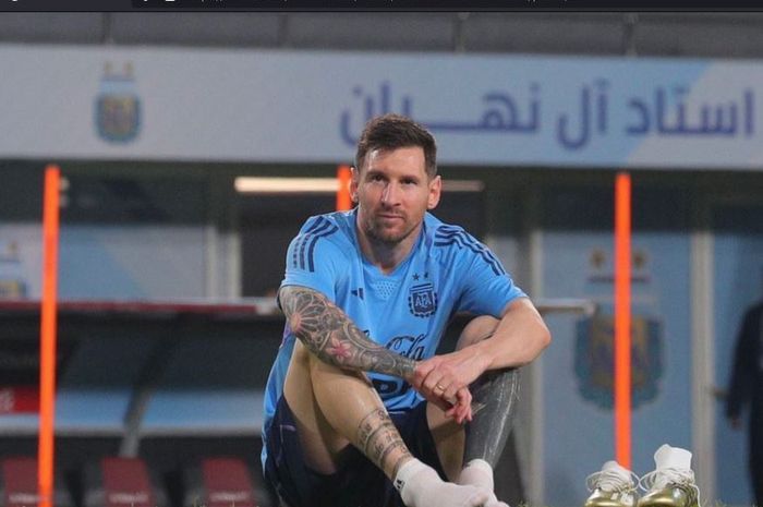 Lionel Messi Alami Cedera di Sesi Latihan Jelang Laga Piala Dunia 2022